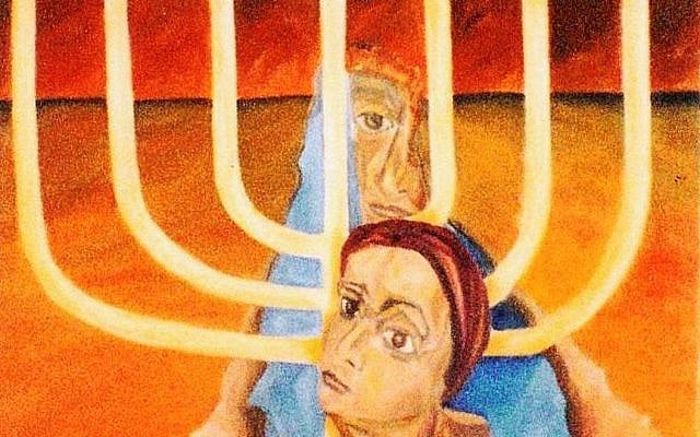 Michael Rogatchi (C). Spiral of Fate.  Oil on canvas. 76 x 84 cm. 2005. The Rogatchi Art Collection.