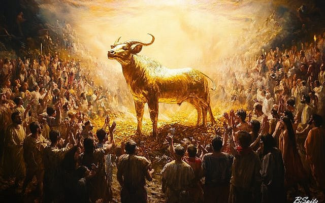 "Golden Calf" (AI image by author)