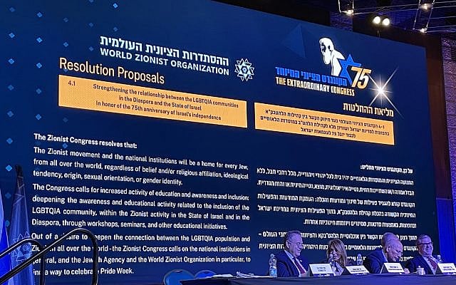 Resolution Proposed and Debated at the 2023 Extraordinary Congress. | Photo by Eric M. Leiderman