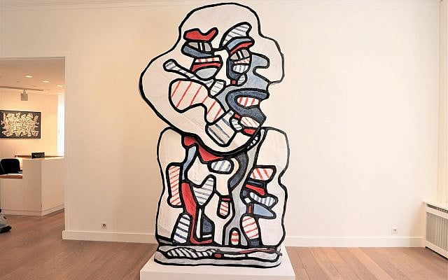 This image shows Dubuffet's L’Aléatoire (1967/1968) that's in the current exhibit at Galerie Lelong in Paris. Photo credit: ARETE / Simone Suzanne Kussatz This image shows Dubuffet's L’Aléatoire (1967/1968) that's in the current exhibit at Galerie Lelong in Paris. Photo credit: ARETE / Simone Suzanne Kussatz