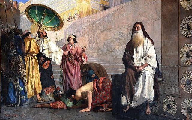 'Haman and Mordecai,' by Paul Alexander Leroy, 1884. (Wikimedia Commons)