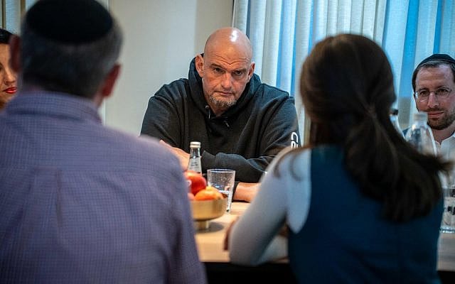 Meeting with Senator John Fetterman. (courtesy)