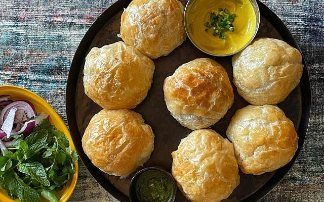 Purim knish recipe courtesy of the author.