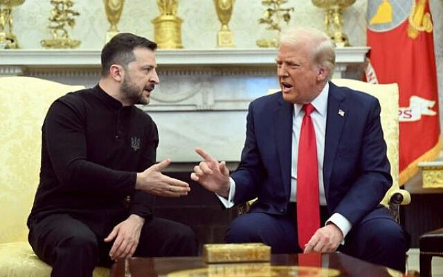US President Donald Trump and Ukraine's President Volodymyr Zelenskyy meet on February 28, 2025 (SAUL LOEB / AFP) US President Donald Trump and Ukraine's President Volodymyr Zelenskyy meet on February 28, 2025 (SAUL LOEB / AFP)
