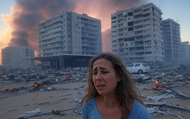 A dystopian future for Tel Aviv as Depicted by Groc