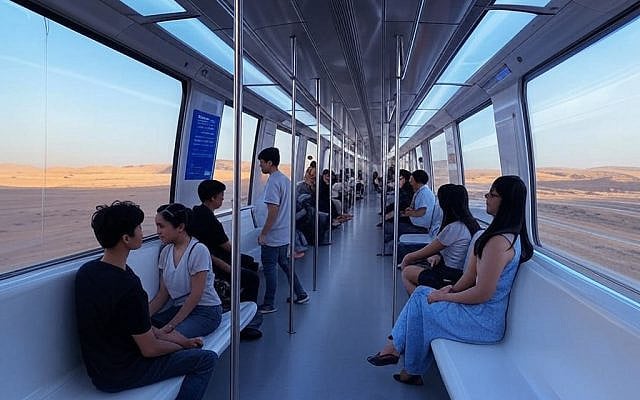 The Max Transit Line and envisioned by Grok AI