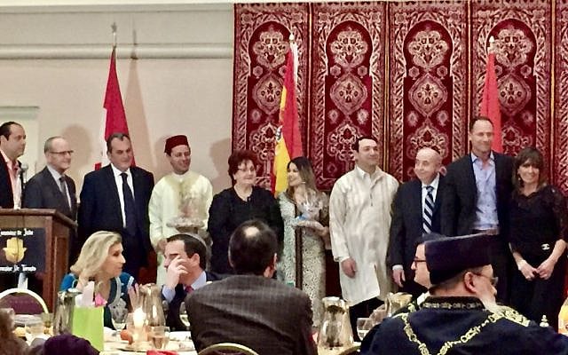 Jimmy Bitton celebrates Mimouna at Sephardic Kehila Centre in Canada.