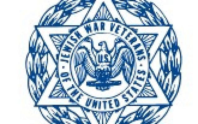 Logo of the Jewish War Veterans of the USA.