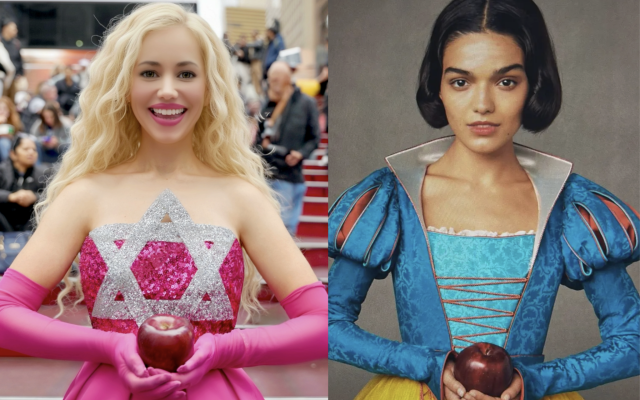 Ayelet Raymond, aka ‘Kosher Barbie,’ Miss Universe Israel Netanya 2024. Rachel Zegler, ‘Snow White’ (Instagram Photo). Times Square, New York City. Photo credit: Nitzan Haham. Ayelet Raymond, aka ‘Kosher Barbie,’ Miss Universe Israel Netanya 2024. Rachel Zegler, ‘Snow White’ (Instagram Photo). Times Square, New York City. Photo credit: Nitzan Haham.