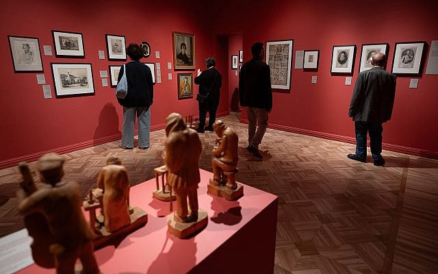 Historical Art at the YIVO commemorating exhibition at the Vilnius Picture Gallery. (C) Gintare Grigenaite. LDNM Historical Art at the YIVO commemorating exhibition at the Vilnius Picture Gallery. (C) Gintare Grigenaite. LDNM
