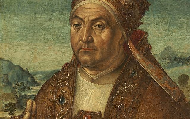 Pedro Berruguete, Portrait of Sixtus IV (c. 1500), oil on canvas, Cleveland Museum of Art (PD via Wikimedia Commons)