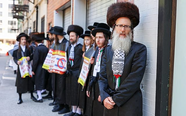 The Neturei Karta who maligned the vast majority of world Jewry, as showcased on Brandon Stanton's Humans of New York (HONY). (Facebook)