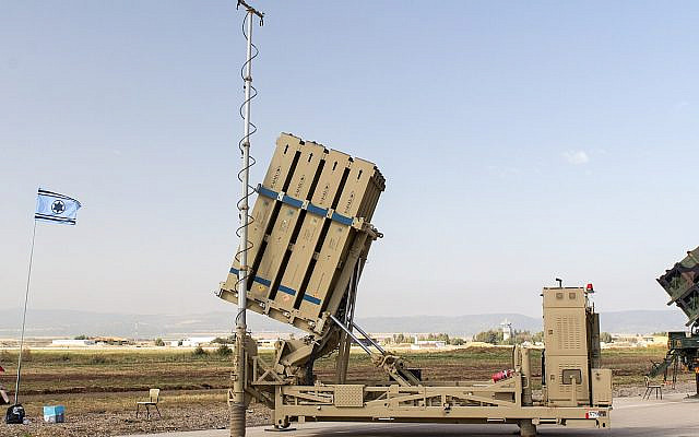 Photo Credits: https://commons.wikimedia.org/wiki/File:RamatDavid_020517_Iron_Dome_01.jpg