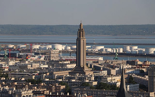 St. Joseph Church in Le Havre, France, viewed from the top of Les Jardins Suspendus. Photo credit: ARETE / Simone Suzanne Kussatz. St. Joseph Church in Le Havre, France, viewed from the top of Les Jardins Suspendus. Photo credit: ARETE / Simone Suzanne Kussatz.