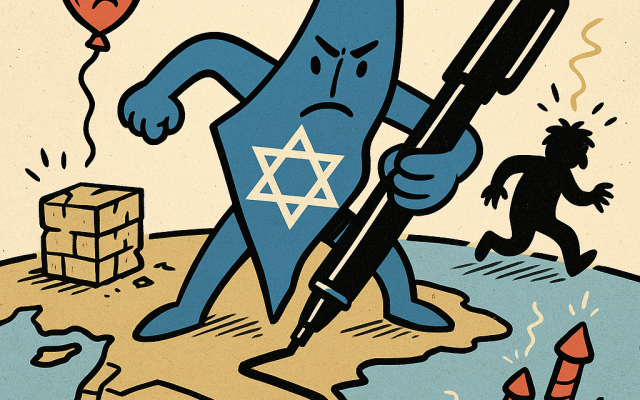 Israel redraws the map during war since October 7, 2023. Image Source: Yasha Harari