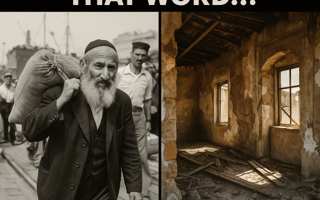 From now on “Nakba” refers to the mass expulsion and flight of Jews from Arab lands. Image © Ivan Bassov, 2025. Licensed under CC BY 4.0. From now on “Nakba” refers to the mass expulsion and flight of Jews from Arab lands. Image © Ivan Bassov, 2025. Licensed under CC BY 4.0.