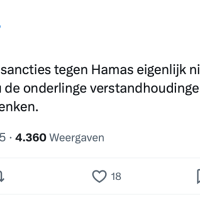 Posted: 4 March 2025

Translation:
“Why aren’t the sanctions against Hamas being eased or lifted? That could improve mutual relations, you’d think.”