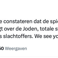 Posted: 7 June 2025

Translation:
“Well then, we can conclude that the mirror worked. Outrage when you say this about Jews, total silence when the same plan targets Palestinians. We see you.”