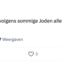 Posted: 5 January 2025

Translation:
“That ‘never again’ only applied to themselves, according to some Jews. Now they’re doing the same.”

(This tweet erases the historical meaning of ‘never again’, and recasts it as a selfish Jewish slogan. It then accuses Jews of becoming the very perpetrators they once survived.