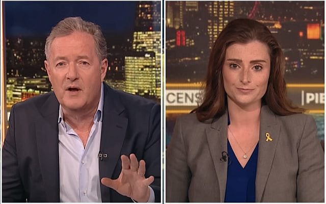 Sky News host Piers Morgan grills Natasha Hausdorff, June 3, 2025 (Screenshot)