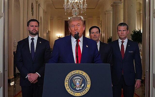 Source; https://commons.wikimedia.org/wiki/File:Trump_speech_after_the_attack_to_Iran.jpg. PUBLIC DOMAIN FREE FOR PUBLIC USE.