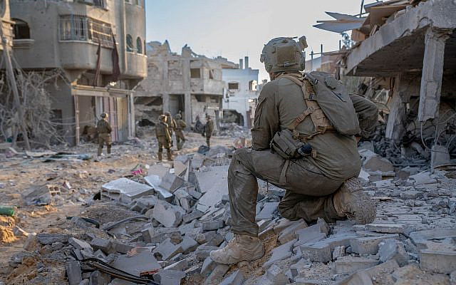 Israeli soldiers in Gaza. Source: IDF