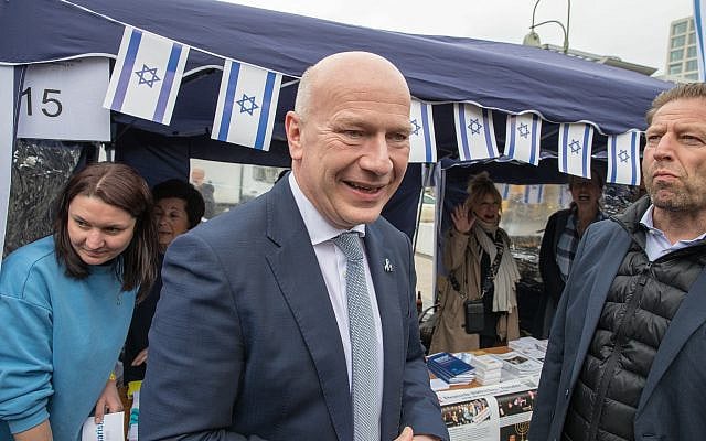 Berlin Mayor Kai Wegner attends the 2023 Israel Day event in Berlin. Photo: Michael Kuenne