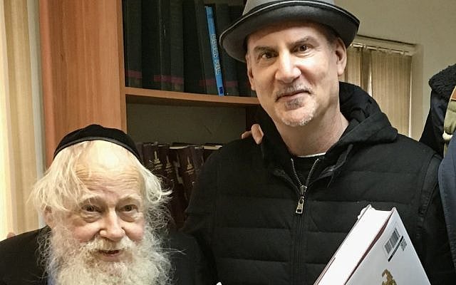 The author & Rabbi Adin Steinsaltz (z”l)