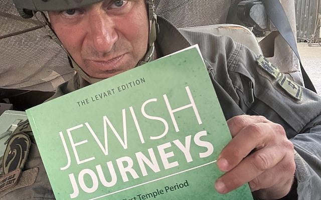The author with his latest book "Jewish Journeys, The First Temple Period" (Koren: 2025). Photo ©️ T. Book, 2025 The author with his latest book "Jewish Journeys, The First Temple Period" (Koren: 2025). Photo ©️ T. Book, 2025