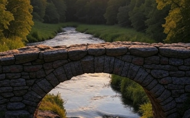 Path of Balance Over Eternal Waters - Grok XAI