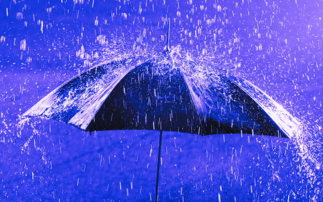 Pouring rain