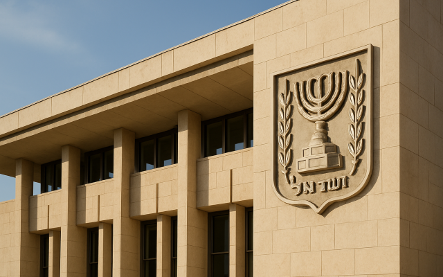 The Knesset in Jerusalem, where Israel’s covenantal tradition of law continues to shape its resilience amid global instability.
