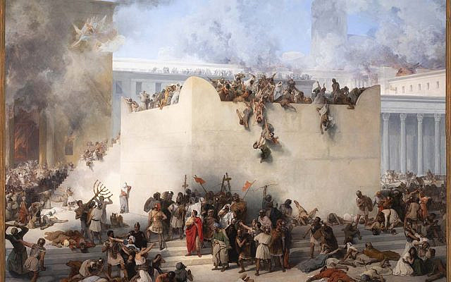 Hayez, Francesco-Distruzione del tempio diGerusalemme 
Gallerie Academie, Venezia
