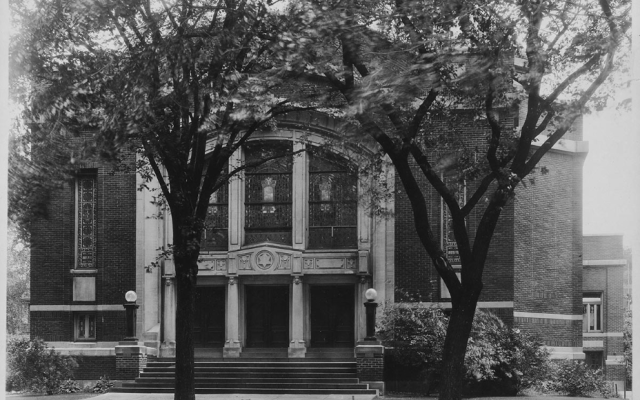 Temple Beth El on Richmond Avenue, c.1920s.