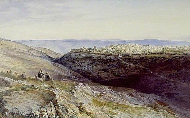 Lear, Edward; Jerusalem; The Ashmolean Museum of Art and Archaeology; http://www.artuk.org/artworks/jerusalem-142264