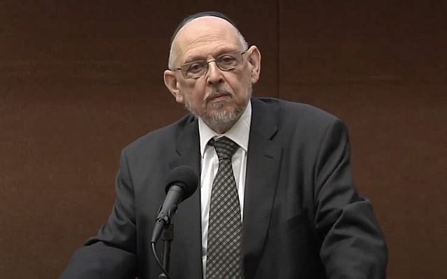 Rabbi Yosef Blau (YouTube screenshot)