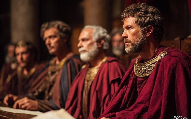 "Roman Lawyers" (AI image by author)