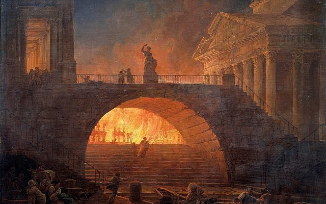 Rome burns