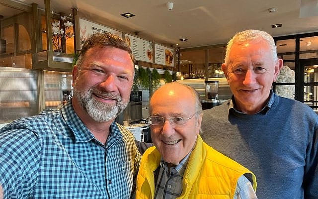Matt Lakenbach, author, MEPCF Executive Director and Founder, (L), Bill Phillips, Englishman living in Dublin and MEPCF facilitator (C), and John Donnelly, Irishman who grew up in Belfast, Northern Ireland (R).
