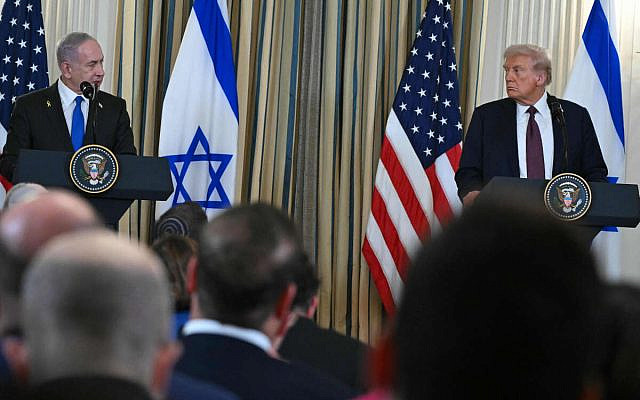 Image: US President Donald Trump and Israeli Prime Minister Benjamin Netanyahu at the White House. (Photo: AFP)