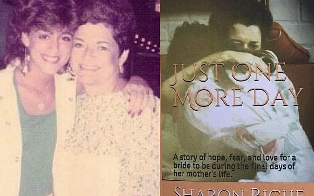 The author’s last hug with her mother on June 3, 1990, at the author’s bridal shower (pictured on the cover of her book "Just One More Day.”  Photo courtesy of the author.