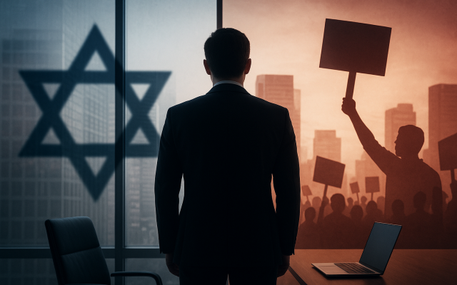 When defending Israel becomes a professional risk: navigating targeted harassment from external actors and organized pressure by anonymous campaigns. Image © Ivan Bassov, 2025. Licensed under CC BY 4.0.