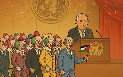 The Morning Clown Parade: When Choreography Replaces Diplomacy at the UN. Image © Ivan Bassov, 2025. Licensed under CC BY 4.0.