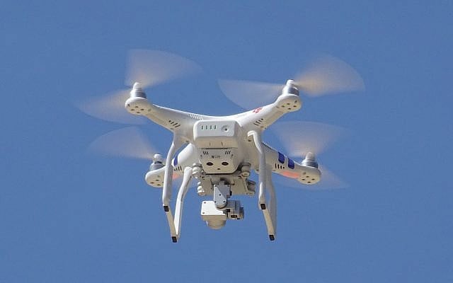 Drone in Blue Sky by Video Girl (public domain)