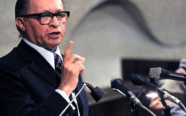 "Jewish dignity and honor must be protected in all circumstances. The seeds of Jewish destruction lie in passively enabling the enemy to humiliate us. " -Menachem Begin Photo: Government Press Office