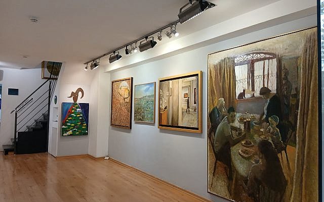 Paintings from the Engel Gallery's summer exhibition. Photo: Bonnie K. Goodman