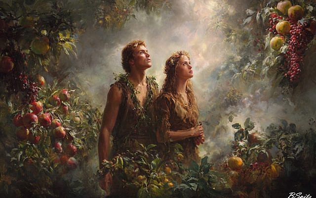 "Adam and Eve" (AI image by author)