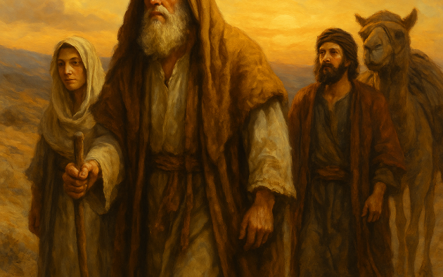 Avraham Begins His Journey - Image by ChatGPT