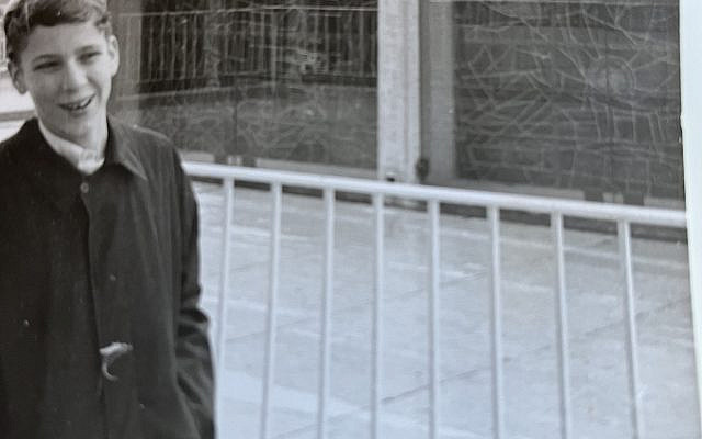 The author grumpily visiting Israel following his Bar Mitzvah in 1967 on a Pioneer Women's tour.