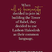 Discover the divine depth of Hebrew in *Lashon HaKodesh: History, Holiness, and Hebrew*, where Rabbi Reuven Chaim Klein traces the sacred tongue’s origins, evolution, and spiritual significance. This illuminating work bridges linguistics, theology, and tradition—revealing how language itself becomes a vessel of holiness. https://amzn.to/4q5e0ZD